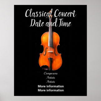 Poster voor concerten aanpassen