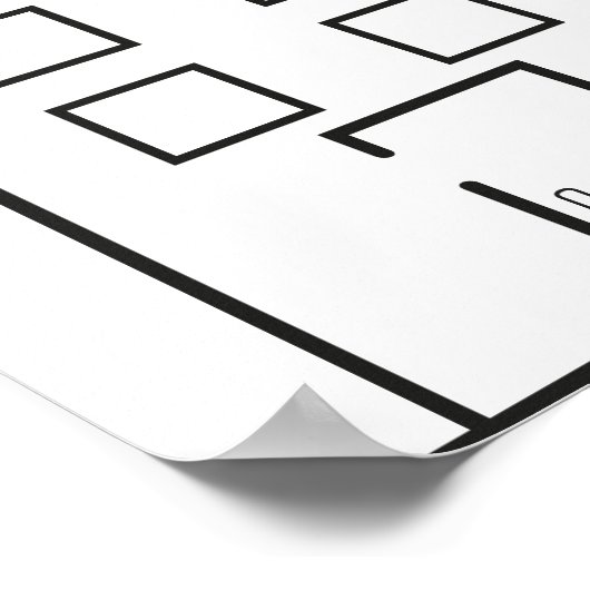 Poster voor contouren maken (Hoek)