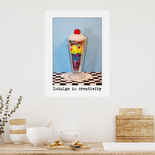 Poster voor creativiteit fotografie (Keuken)