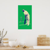  poster voor cricketeting, aanpasbaar (Keuken)