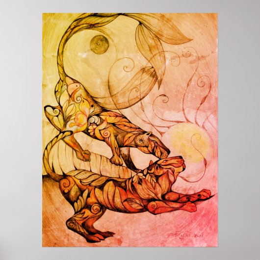 Poster voor dans-tigers (Voorkant)