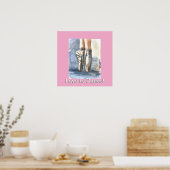 Poster voor dansliefhebbers (Keuken)