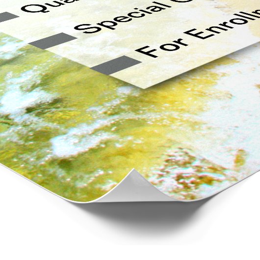 Poster voor de Baby overdag (Hoek)