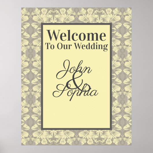 Poster voor de bekendmaking van ivoor en grijze Fl (Voorkant)