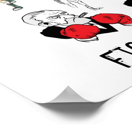 Poster voor de bestrijding van vrachtwagens (Hoek)