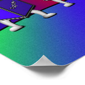 Poster voor de bewustwording op de Aarde (Hoek)