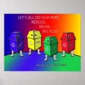 Poster voor de bewustwording op de Aarde (Voorkant)