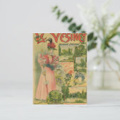 Poster voor de Chemins de Fer de to Le Vesinet Briefkaart (Staand voorkant)