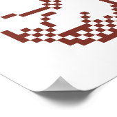 Poster voor de cichorei en de chick Pixel (Hoek)