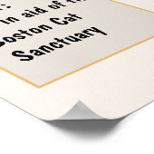 Poster voor de club van straatkatten (Hoek)