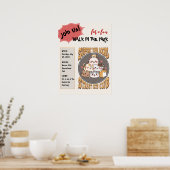 Poster voor de club van straatkatten (Keuken)