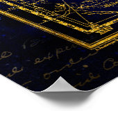 poster voor de constellatie van paarden en dolfijn (Hoek)