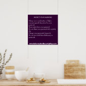 Poster voor de dag van informatiebeveiliging (Keuken)