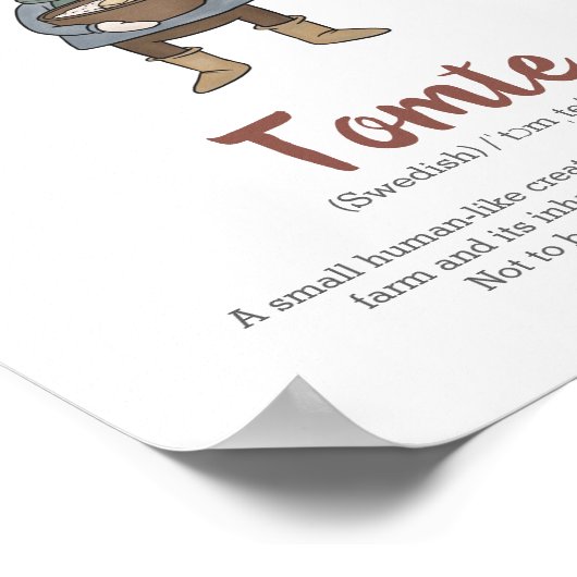 Poster voor de definitie van Tomte Gnome (Hoek)