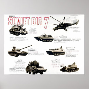 Poster voor de erkenning van het Sovjetleger, koud