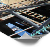 Poster voor de fotografie van Mayflower-zeilschip (Hoek)