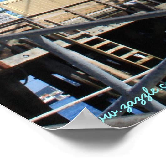 Poster voor de fotografie van Mayflower-zeilschip (Hoek)