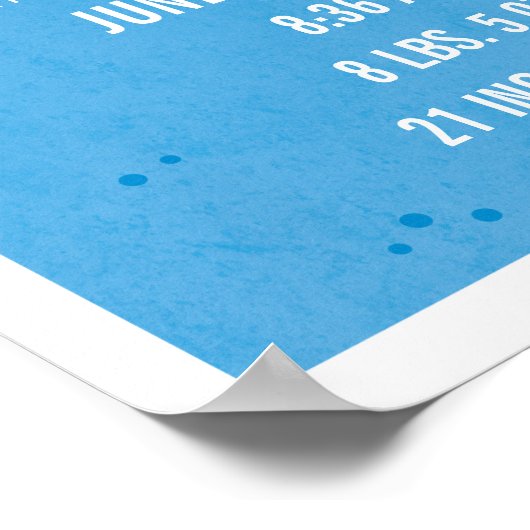 Poster voor de geboortenstatistiek van walviskweke (Hoek)