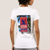 Poster voor de gezondheid op het strand t-shirt (Achterkant)