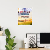 Poster voor de herziening van de eredienst voor de (Thuiskantoor)