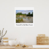 Poster voor de instandhouding van regenwouden (Keuken)