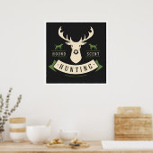 Poster voor de jacht (Keuken)