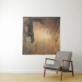 Poster voor de jacht op fazanten wandkleed (In Situ (horizontaal))