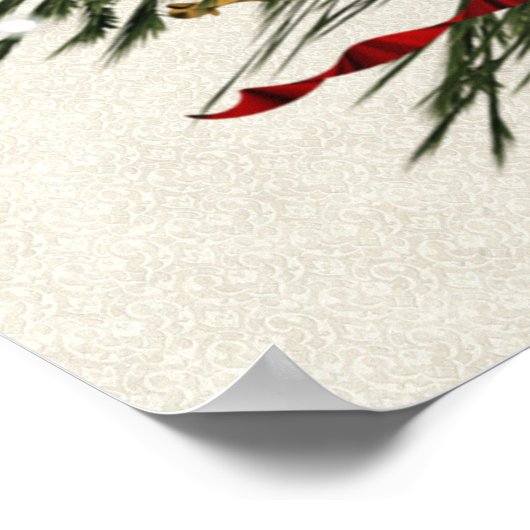 poster voor de kerstboom (Hoek)