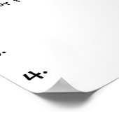 Poster voor de klassevoorschriften van de leraar (Hoek)