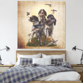 Poster voor de korte vaart canvas afdruk (Insitu (Slaapkamer))