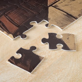 Poster voor de lancering van retroraketten legpuzzel (Zijkant)