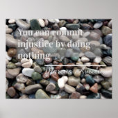 Poster voor de Latijnse proverb justitie (Voorkant)