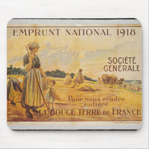 Poster voor de lening voor nationale defensie muismat