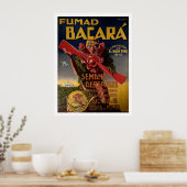 poster voor de luchtvaart van 1929 "Fumad Bacara" (Keuken)