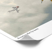 Poster voor de luchtvaartart "F-86 Saber" (Hoek)