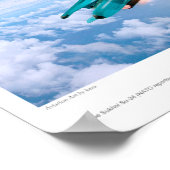 Poster voor de luchtvaartart "Su-34 Fullback" (Hoek)