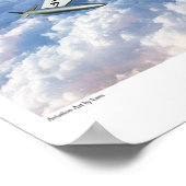 Poster voor de luchtvaartkunst "F-104 Starfighter" (Hoek)