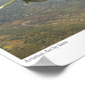 Poster voor de luchtvaartkunst " F-111 Aardvark " (Hoek)