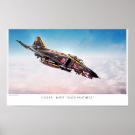 Poster voor de luchtvaartkunst "F-4 Phantom II"