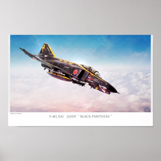 Poster voor de luchtvaartkunst "F-4 Phantom II" (Voorkant)