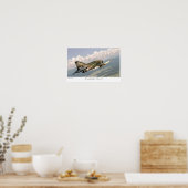 Poster voor de luchtvaartkunst "F-4 Phantom II" (Keuken)