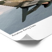 Poster voor de luchtvaartkunst "F-4 Phantom II" (Hoek)