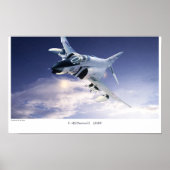 Poster voor de luchtvaartkunst "F-4 Phantom II JAS (Voorkant)