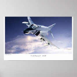 Poster voor de luchtvaartkunst "F-4 Phantom II JAS
