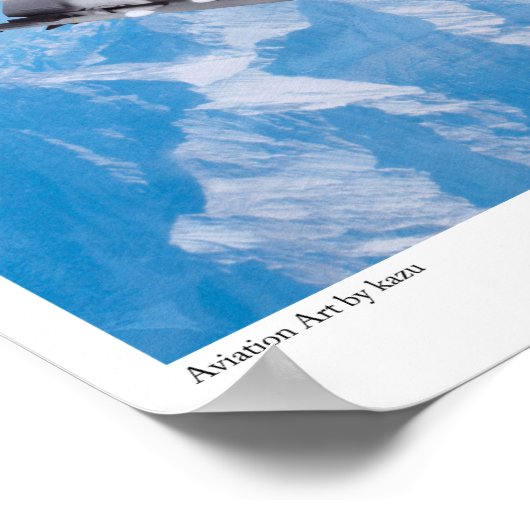 Poster voor de luchtvaartkunst "F/A-18Hornet Golde (Hoek)