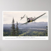 Poster voor de luchtvaartkunst "Fw190" (Voorkant)