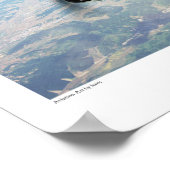 Poster voor de luchtvaartkunst "Hawker Tempest" (Hoek)