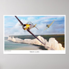 Poster voor de luchtvaartkunst "Messerschmitt Bf 1