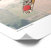 Poster voor de luchtvaartkunst "Nakajima Ki-43 隼 O (Hoek)