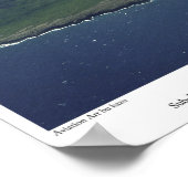 Poster voor de luchtvaartkunst "Samurai Saburo Sak (Hoek)